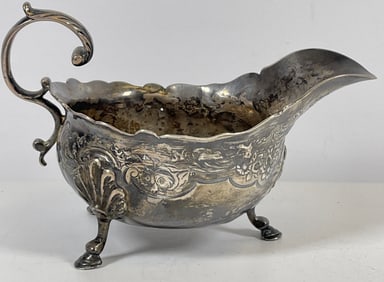 c1751 London Sterling Silver Sauce Boat