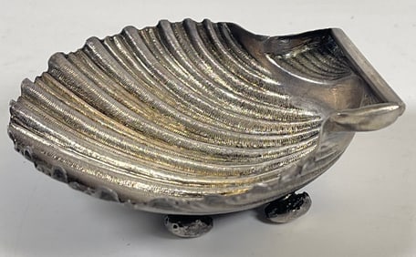 Vintage Buccellati Sterling Silver Shell Dish