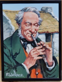 Roy Wallace O/B Portrait Titled Tin Whisler 2004