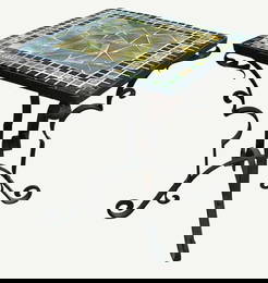 Steuben Mosaic Side Table