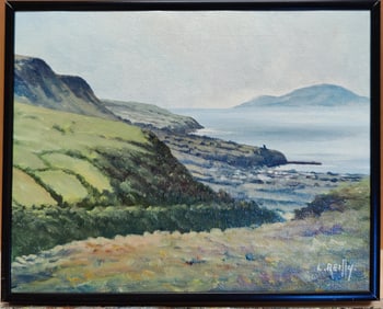 Liam Reilly O/B Landscape Titled Overlooking Gleanariffe