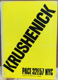 Nicholas Krushenick Pace Gallery Mini Exhibition Portfolio 1969