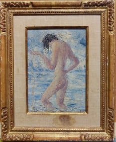 Alfonso Shum O/B Painting Nude in the Water