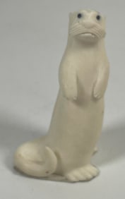 Al Koonook Yup'ik Walrus Tusk Standing Sea Otter
