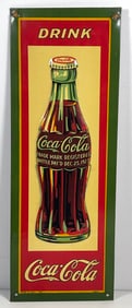 Drink Coca Cola Coke 1931 Tin Metal Sign