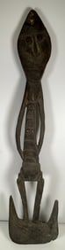 Sawos or Iatmul Wood Basket or Suspension Hook (Samban)