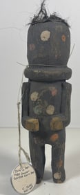 c1900 Zuni Fire God or Hopi Spotted Corn God Kachina