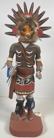 Native American Henry Shelton (Hopi, 1929-2016) Situlili Kachina Carving