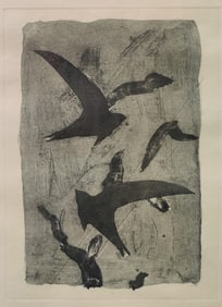 George Braque Collectors Guild Etching Titled "BIRDS IN FLIGHT"