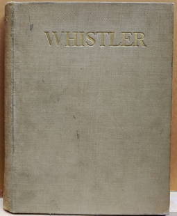 James Whistler Sa Vie et Son Oeuvre Book of Etchings: James Abbott McNeill Whistler (Massachusetts, England, France, 1834 - 1903) book, Sa Vie et Son Oeuvre, Published by Librairie Hachette Et Cie. Strong and large octavo, publisher's binding in full bei