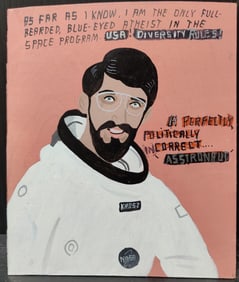 Javier Mayoral Outsider Art Titled Politically Incorrect Asstronaut