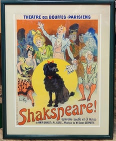 Rene Peon Shakespeare!, 1899, Theatre des Bouffes - Parisiens