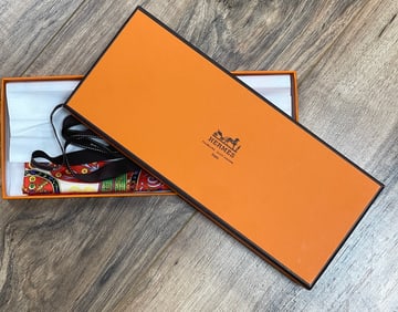 Hermes Peuple du Vent Pocket Square NIB
