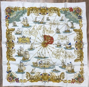 Hermes Voiles de Lumiere Joachim Metz Silk Scarf