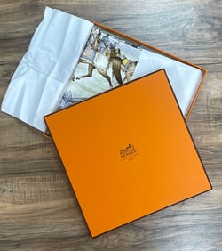 Hermes Silk Scarf Les Chevaux Empereurs Moghols by Jean de Fougerolle NIB