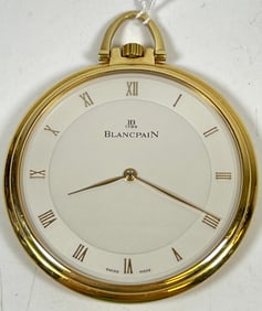 18k Yellow Gold Blancpain Villeret Pockewatch