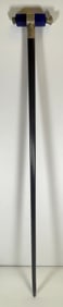 c1900 Continental Silver & Crystal Perfume Walking Stick