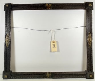 19th Century Tramp Art Frame