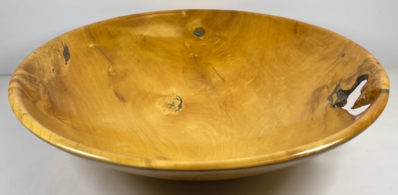 Kurt Bellock Spirit and Soul of the Tree Inlaid Wood Bowl