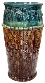 c1915 Brush McCoy Basket Ware Umbrella Stand