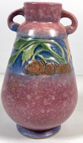 c1930 Pink Baneda Roseville Vase