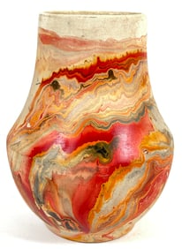 Vintage Nemadji Indian Art Pottery Vase