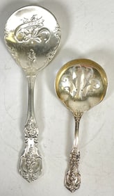 (2) Reed & Barton Francis I Sterling Silver Serving Spoons
