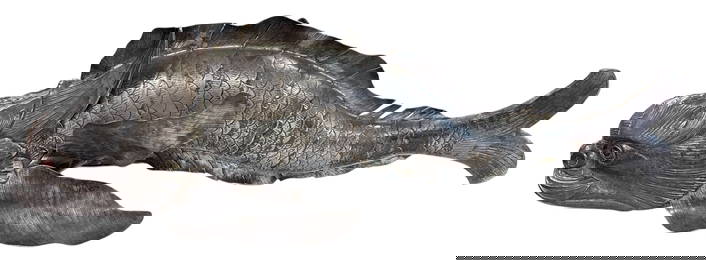 Monumental Luiz & David Ferreira Porto 833 Silver Articulated Dolphin