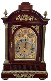 19C Bronze Mounted Bracket Clock Westminster Chime Double Fusee Movement