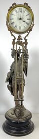 Ansonia Clock Co. "Fisherman" Swinging Clock