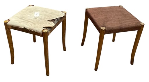 Pair of Art Deco Alvar Aalto for Artek 1930 Worlds Fair Stools