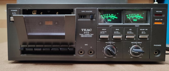 TEAC A-103 Stereo Cassette Deck w/ DOLBY
