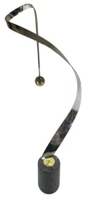 Curtis Jere American Abstract Kinetic Ribbon Sculpture