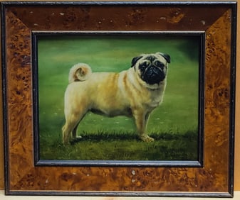 Laura Cassidy O/B Portrait of a Pug