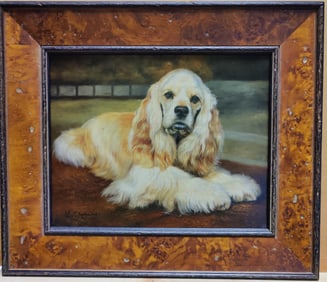 Laura Cassidy O/B Portrait of a Cocker Spaniel