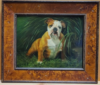 Laura Cassidy O/B Portrait of an English Bulldog