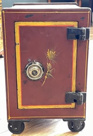 Victorian Yale Cast Iron Travel / Hotel Safe