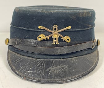 c1870 Enlisted Plains Indian War Calvalry Kepi Cap