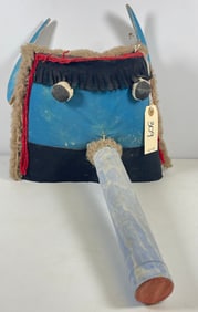 c1930 Native American Hano Case Mask w Ball Eyes