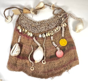 Papau New Guinea Promise Bilum Bag w/ Shells