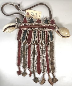 Papau New Guinea Abelam Fiber and Shell Adornment Fofona