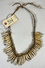Old New Guinea Highlands Pig & Dog Teeth Neck Ornament