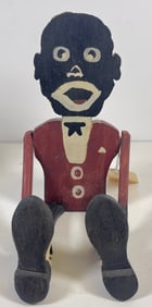 c1930s American Folk Art Dancing Dan Black Americana Toy