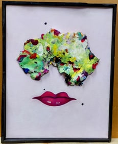 Peter Tripp O/C & Collage Dinner at 8 Jean Harlow Lips