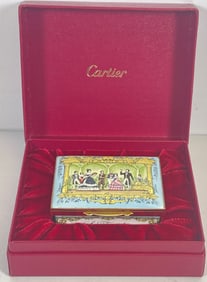 Cartier Bilston & Battersea La Traviata Enamel Box