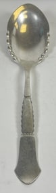 1923 Christian Heise Danish Silver Serving Spoon