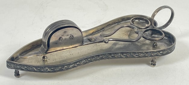 Early 19th Century European Candle Scissor & Tray