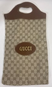 Vintage Gucci Monogram Shopper Tote Bag