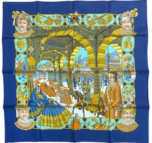 Hermes Spendeur Des Maharajas Silk Scarf C Baschet New in Box