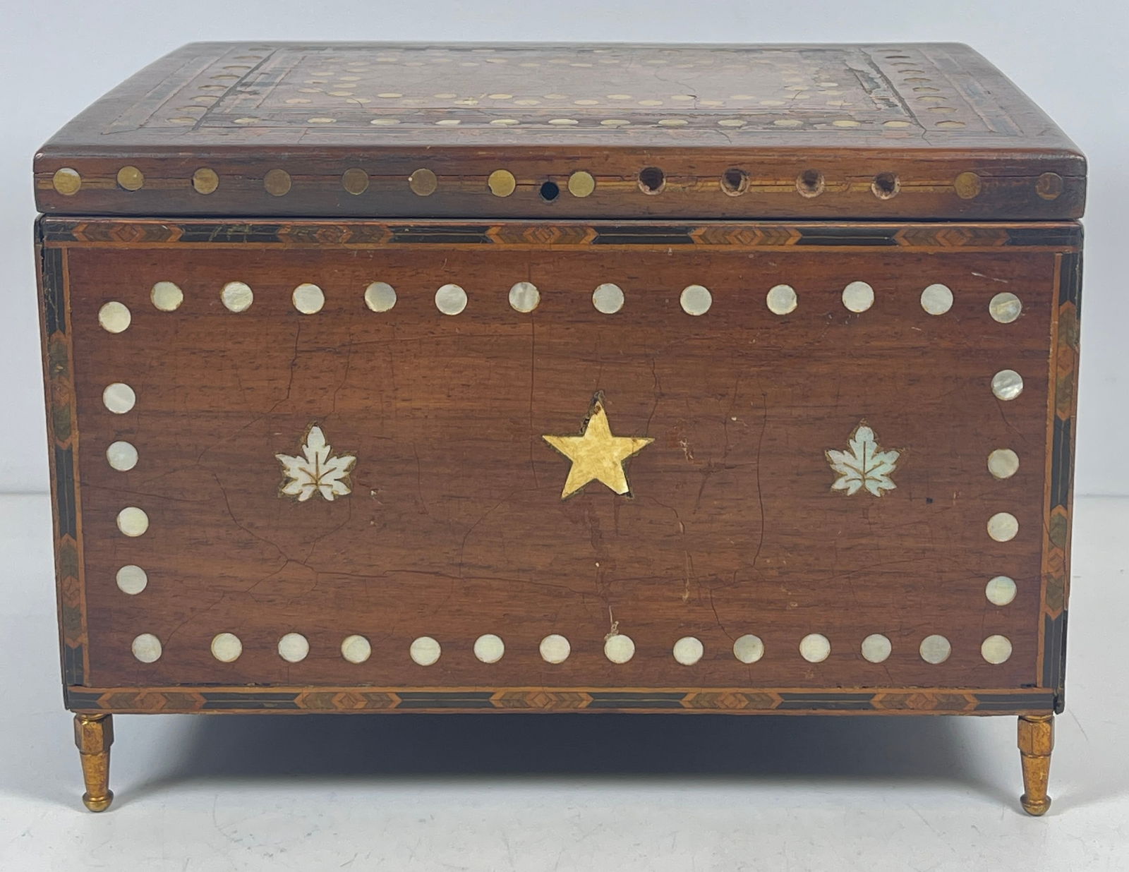 19th Century Anglo Indian Inlaid Box (1 of 9)